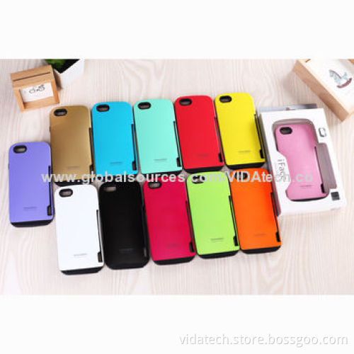 Combo holster, 2-in-1 PC and with credit card slot holder TPU Case for iPhone 6 and iPhone 5SNew